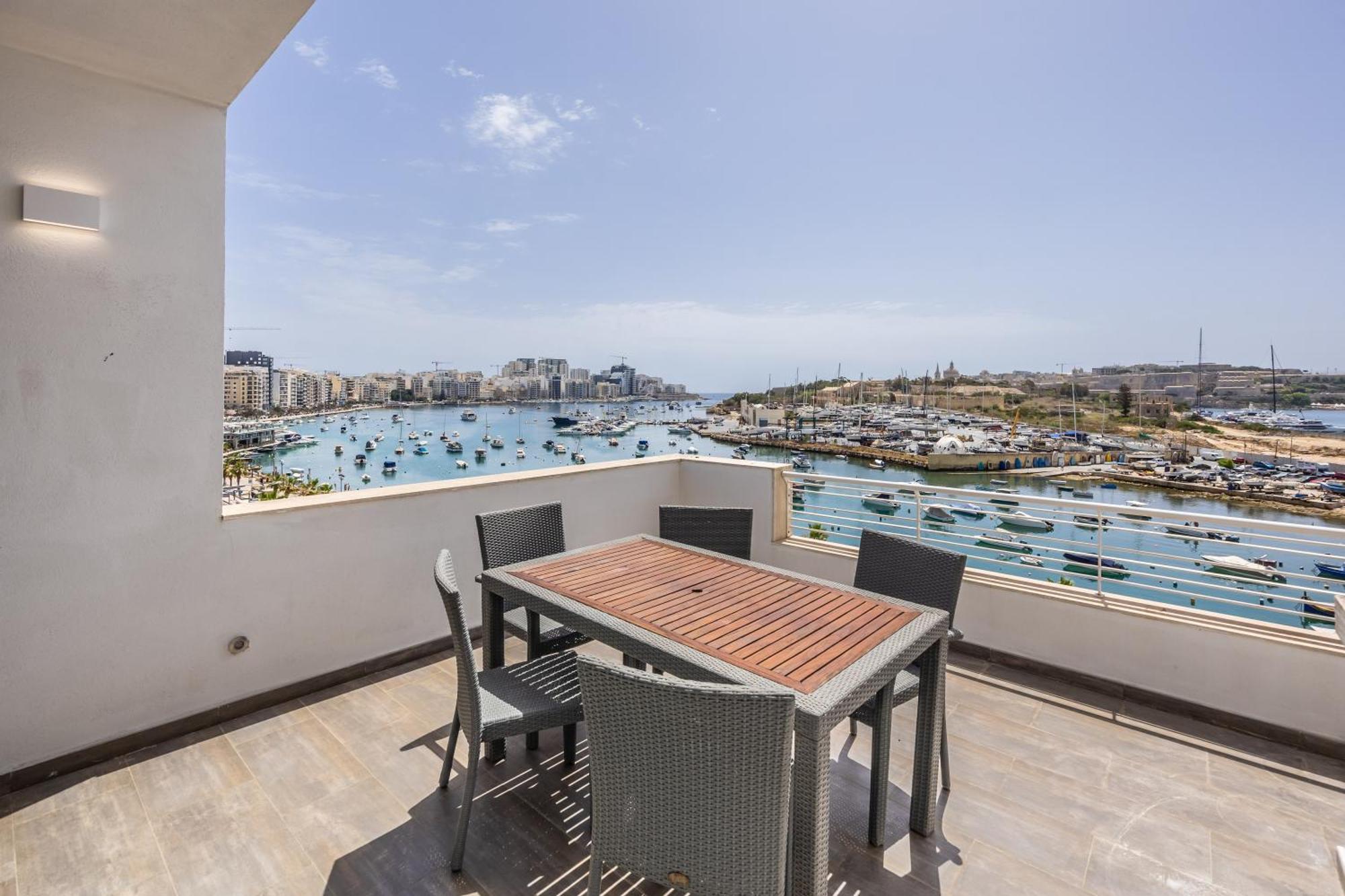 New Duplex Penthouse W Breathtaking Views By Sf Homes Gzira Exteriör bild